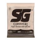 Encordoamento Violão Nylon Alta SG 65/35 Prata Cristal Bolinha 11000