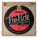 Encordoamento Violão Nylon D'addario EJ45-3D C/3 Médio
