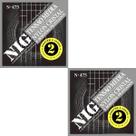 Encordoamento Violão Nylon Tensão Média Nig N475 .028” Kit 4 Jogos PR2N475L