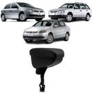 Encosto Descanso de Braço Apoio Gol 4 Portas Parati Voyage G4 G5 G6 G7 06/18 Porta Objetos Eco Couro Encaixe Porta Copos Preto Costura Preta