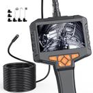 Endoscópio GinoCaco 5m com câmera de inspeção Light 1080P HD de 4,3"