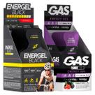 Energel Black 10 Sachês + Gas Energy Gel 10 Sachês Bodyaction