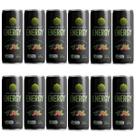 Energético Orgânico Organique Lata 269ml Kit com 12un