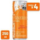 Energético Red Bull Summer Morango e Pêssego Lata 250ml Caixa c 4 un