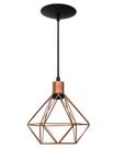 Enerlux pendente diamante mini 10030 cobre