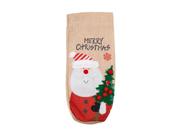 Enfeite Adorno Decoração Para Garrafas Mesa Posta Ceia Natal Papai Noel