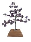 Enfeite Árvore da Felicidade 18cm Pedraria Color Cor:Roxo