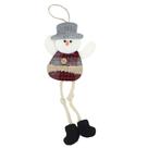 Enfeite Árvore Natal Pendente Boneco De Neve Natalino 30cm