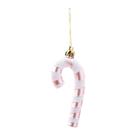 Enfeite Bengala Doce Lilas E Branco 4un 9cm - Cromus
