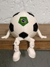 Enfeite bola de futebol do Brasil 3D articulado Enfeite bola de futebol do Brasil 3D articulado