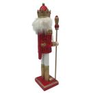 Enfeite Boneco Quebra Nozes Decorativo Para Natal 30 Cm
