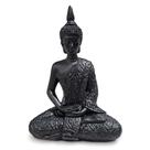 Enfeite Buda Hindu Tibetano Tailandês Sidarta de Resina 20cm