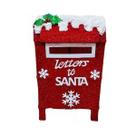 Enfeite Caixa de Correio Papai Noel 3D com Lampadas Led