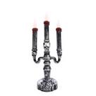 Enfeite candelabro enfeiticado com luz c/1 un halloween