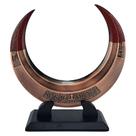 Enfeite Cavaleiro Da Lua Crescente Bronze Estátua E Suporte Bronze