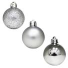 Enfeite de arvore de natal bola nice 6cm com 6 pecas - niazitex
