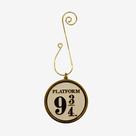 Enfeite de Arvore de Natal Plataforma de trem 9/34 Harry Potter Original Importado - 15786-934