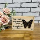Enfeite de Borboleta Voar é Muito Mais sobre Ter Coragem Decoração de Mesa Decoração Motivacional
