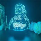 Enfeite de cabeceira de quarto de anime Night Light USB Touhou Project