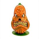 Enfeite de Halloween Moranga Mostro com Base - Laranja