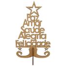 Enfeite de Mesa Árvore de Natal - 20x12,5x9,8cm - MDF