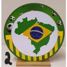 Enfeite de Mesa Decoração Festa Mdf Brasil Hexa