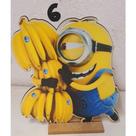 Enfeite de Mesa Decoração Festa Mdf Minions Enfeite de Mesa Decoração Festa Mdf Minions