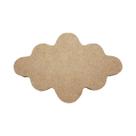 Enfeite de Mesa e Parede Nuvem 16cm Mdf Madeira