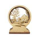 Enfeite de Mesa Fazendinha Mdf Madeira Laser
