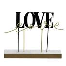 Enfeite de Mesa Love 20cm Charme e Sofisticação Enfeite de Mesa Love 20cm Charme e Sofisticação