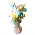 Enfeite de Mesa Mini Árvore Ovos Colorido Páscoa Flores Decoração 36cm Enfeite de Mesa Mini Árvore Ovos Colorido Páscoa Flores Decoração 36cm