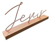 ENFEITE DE METAL 36 CM X 16 CM JESUS cor: rose ENFEITE DE METAL 36 CM X 16 CM JESUS cor: rose