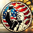 Enfeite de Natal Acrílico COMASOL Trump 2024 - Casa Branca