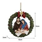 Enfeite de Natal Acrílico - Jesus Cristo na Natividade