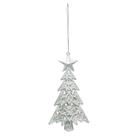 Enfeite de Natal Arvore Prata Arvore/Mesa/Porta 14cm