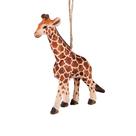 Enfeite de Natal C&F Home - Girafa de Madeira - Estilo Safari