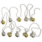 Enfeite de Natal Cordão com 5 Bolas e 5 Estrelas - 230cm Enfeite de Natal Cordão com 5 Bolas e 5 Estrelas - 230cm