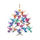 Enfeite De Natal De Beija-flor Colorido, Decoração De Pássaro Simulado, Pingente Para Pendurar Na
