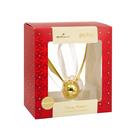 Enfeite de Natal Hallmark 2018 Exclusive Premium Harry Potter Golden Snitch Metal