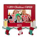 Enfeite de Natal Hallmark Keepsake 2023 Family Joy Frame