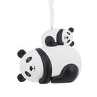 Enfeite de Natal Hallmark para pais e filhos: pandas