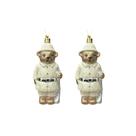 Enfeite de Natal - Kit Urso Soldado - 2 peças