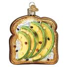 Enfeite de Natal Old World Avocado Toast 2020 Blwn Glass Enfeite de Natal Old World Avocado Toast 2020 Blwn Glass