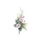 Enfeite de Natal Pick Folhas & Frutas 28x13x7cm- Rose & Verde - Delicata - 1 UN - Cromus - Rizzo Enfeite de Natal Pick Folhas & Frutas 28x13x7cm- Rose & Verde - Delicata - 1 UN - Cromus - Rizzo