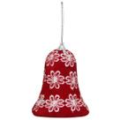 Enfeite de Natal Sino Vermelho/Branco Arvore Natalina 10cm Enfeite de Natal Sino Vermelho/Branco Arvore Natalina 10cm