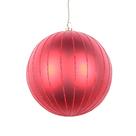 Enfeite de Natal Vickerman Red Matte Glitter Ball x5 Enfeite de Natal Vickerman Red Matte Glitter Ball x5