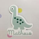 Enfeite de Porta Maternidade Dinossauro - MDF