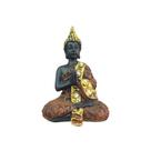 Enfeite de resina de buda 12cm