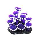 Enfeite De Silicone Coral Zoanthus Palithoa Roxo Soma