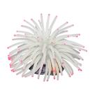 Enfeite de Silicone Soma Anêmona Short Branca 4,5cm